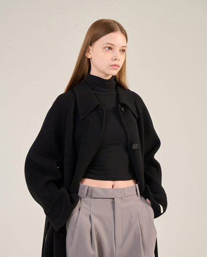 polana classic coat (black)
