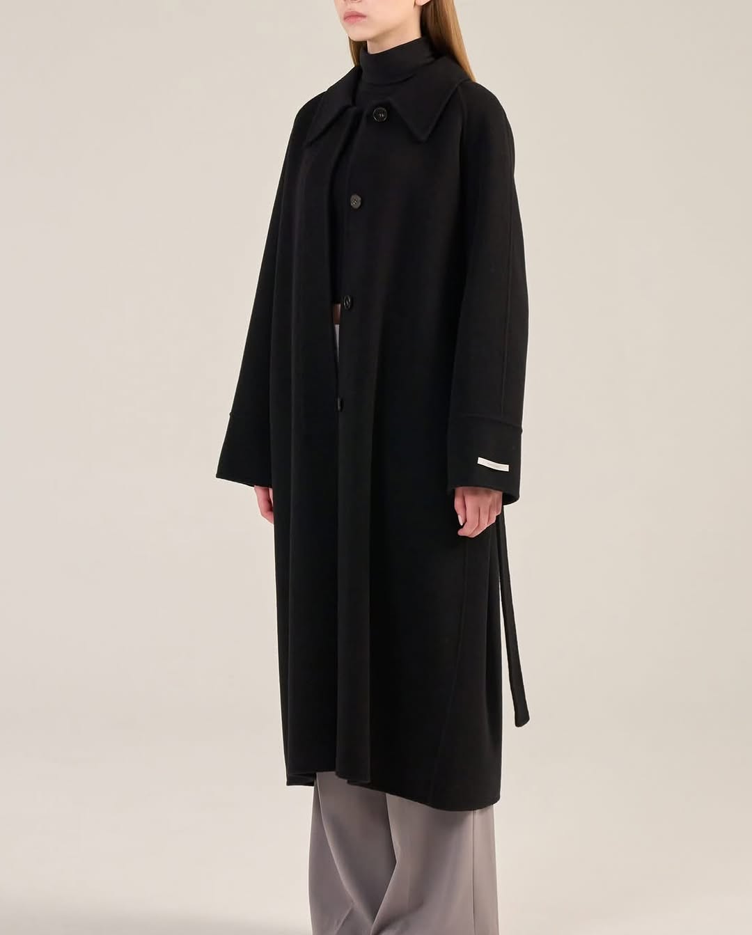 polana classic coat (black)