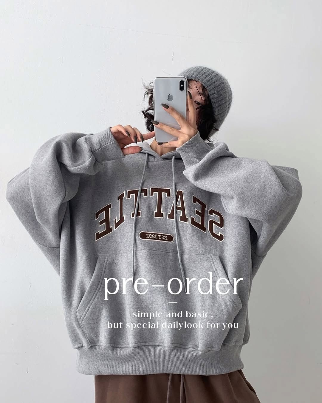 seattle fleece hoodie (pre-order)