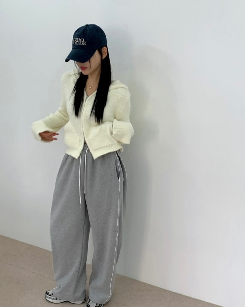 double line fleece pants (pre-order)