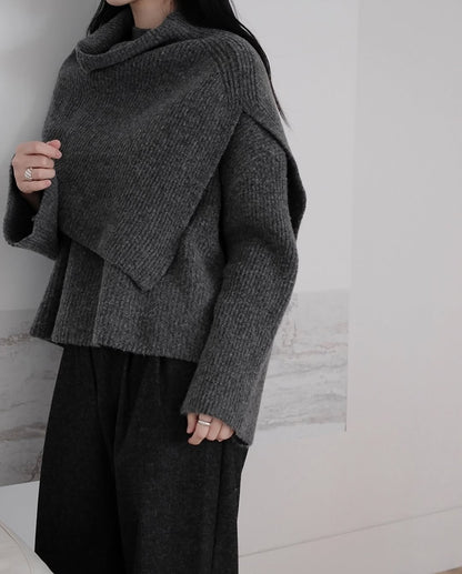 lyra wool cape set (2pcs)