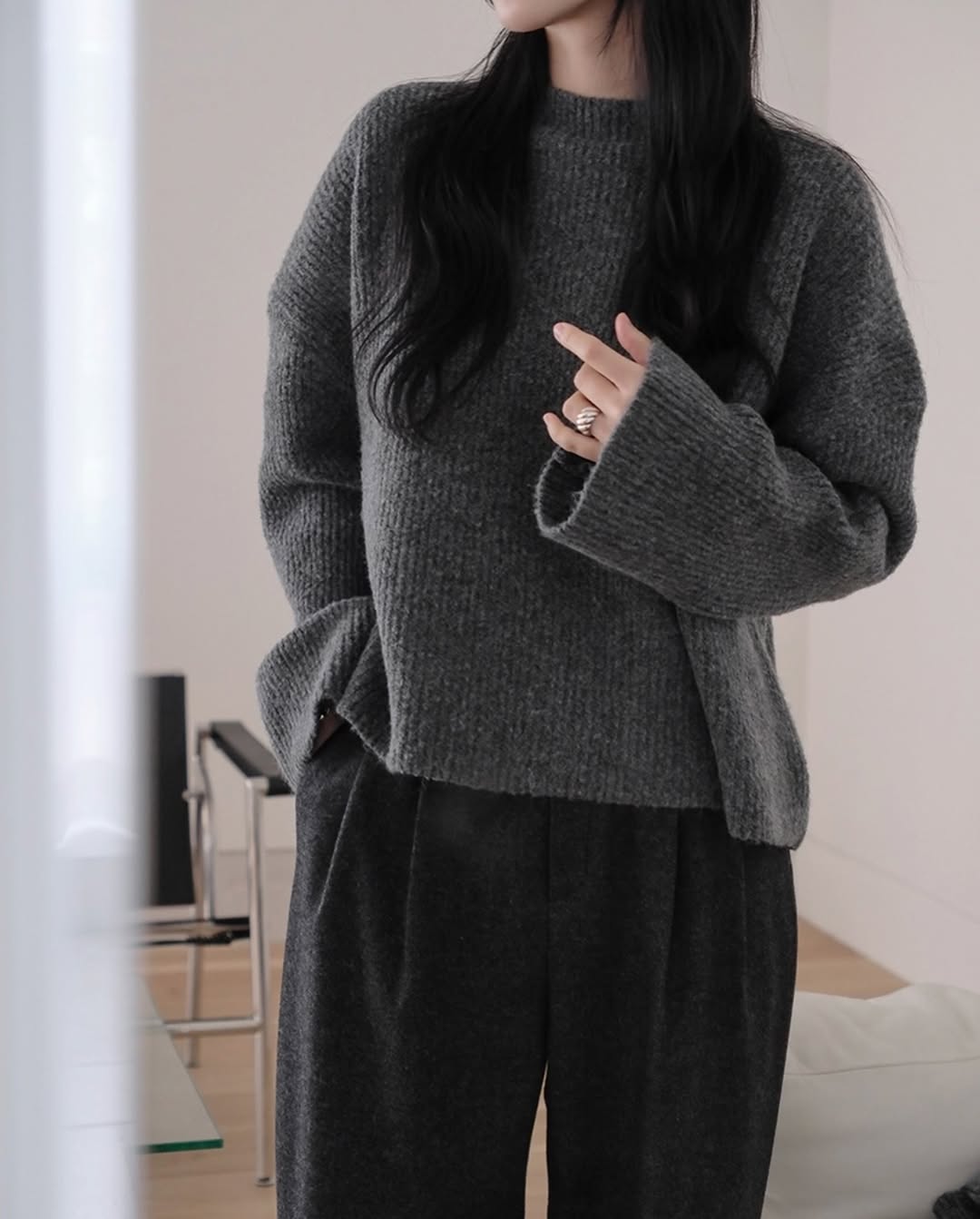 lyra wool cape set (2pcs)