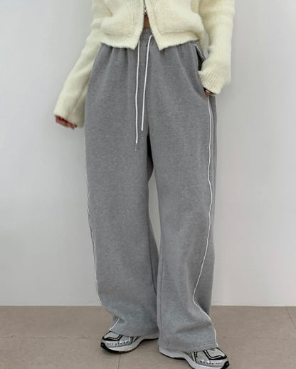 double line fleece pants (pre-order)