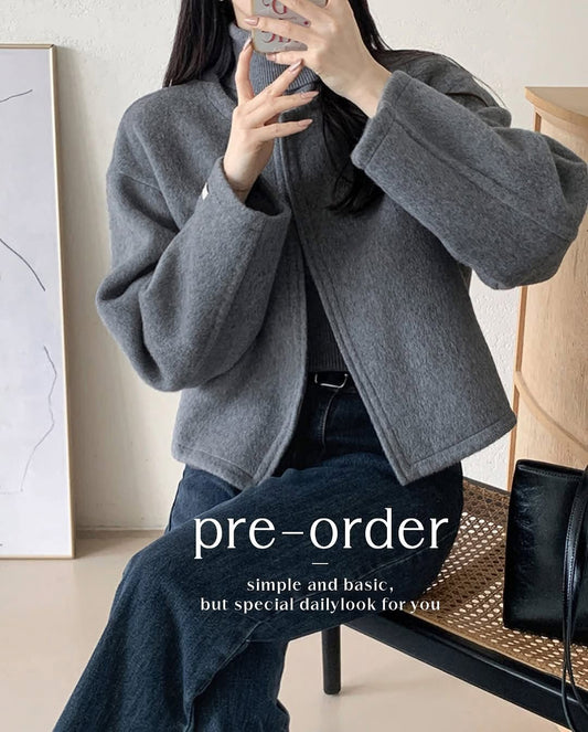 lure handmade short coat (pre-order)