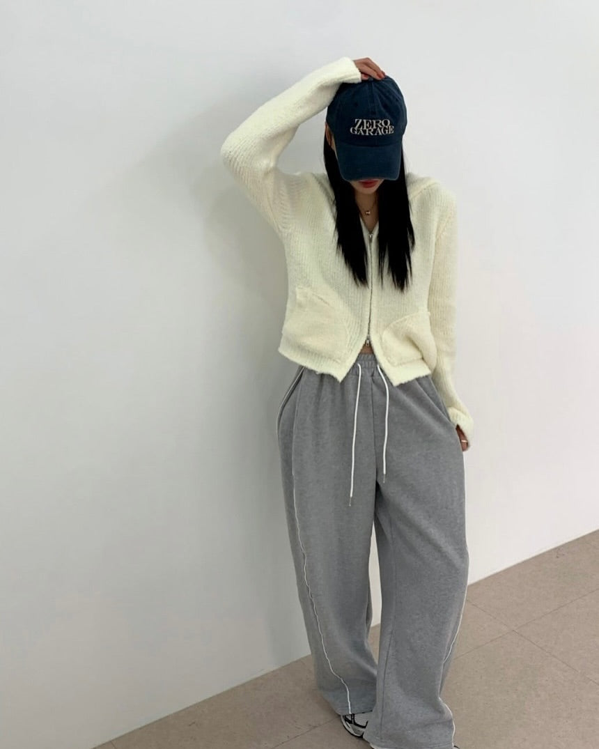double line fleece pants (pre-order)