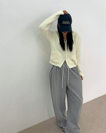 double line fleece pants (pre-order)