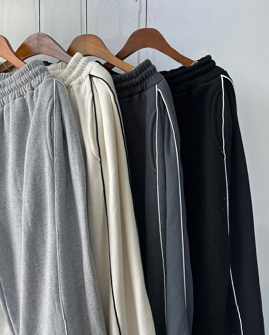 double line fleece pants (pre-order)