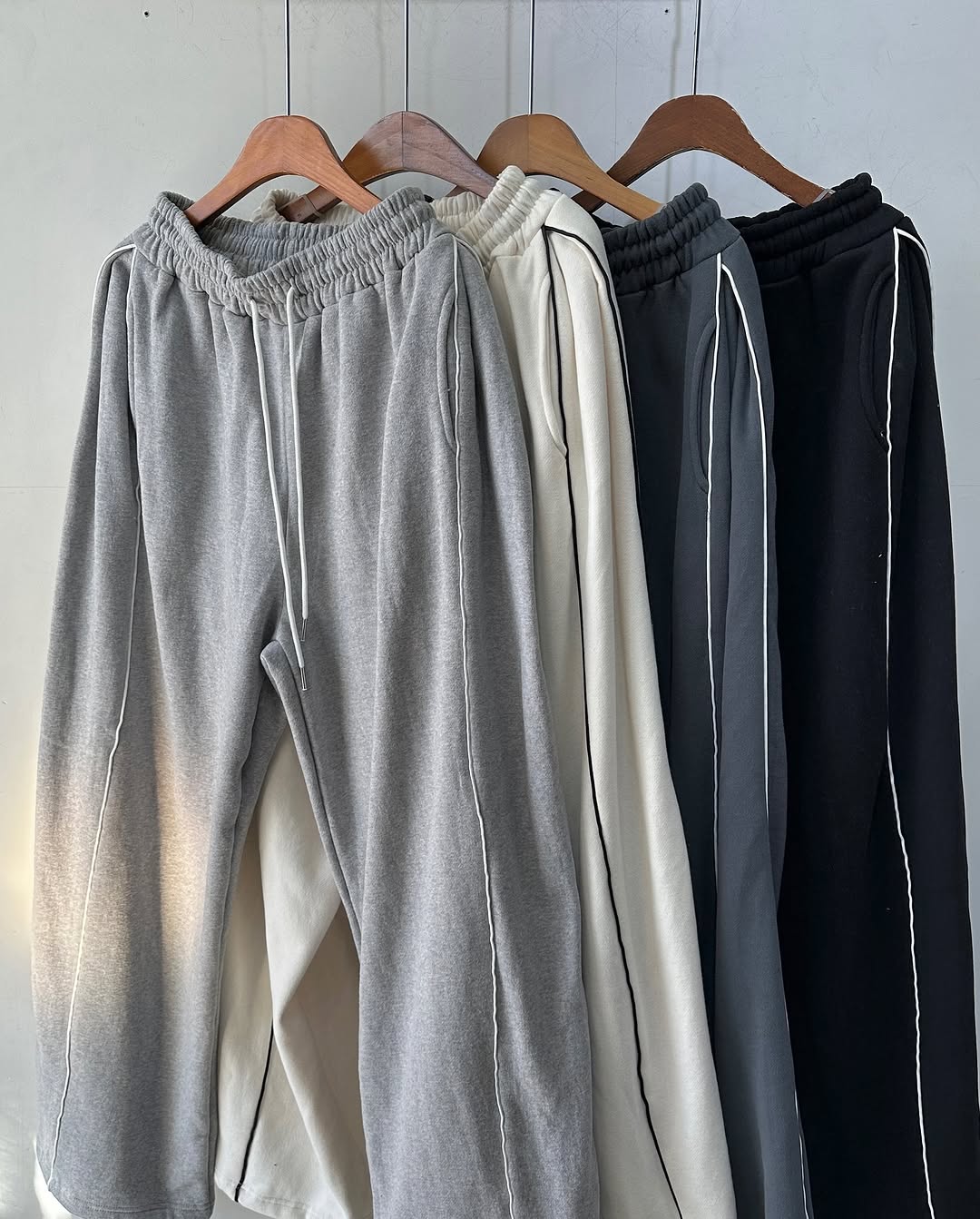 double line fleece pants (pre-order)