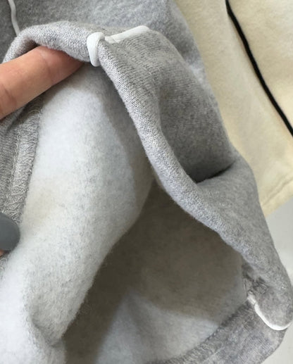 double line fleece pants (pre-order)