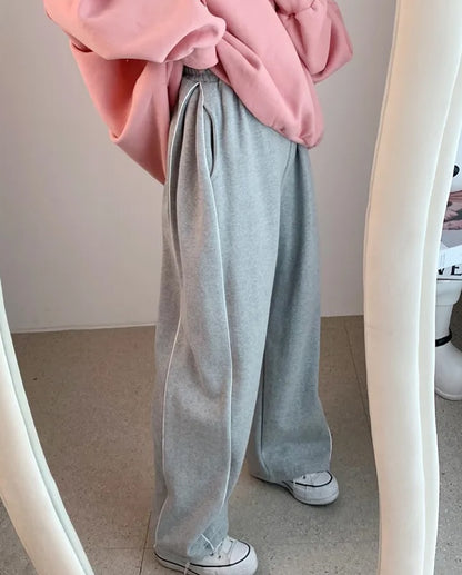 double line fleece pants (pre-order)