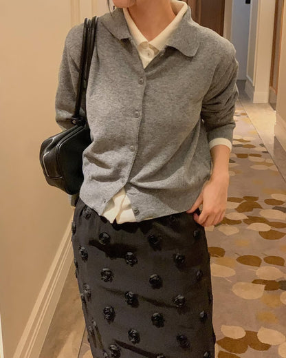 lapij wool cardigan