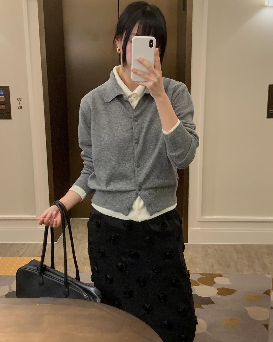 lapij wool cardigan