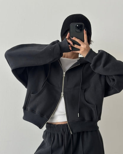 double fleece jumper