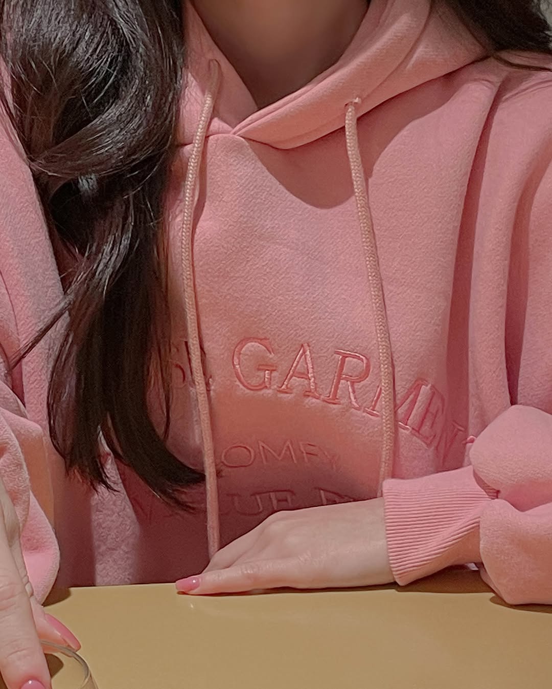 garment fleece hoodie