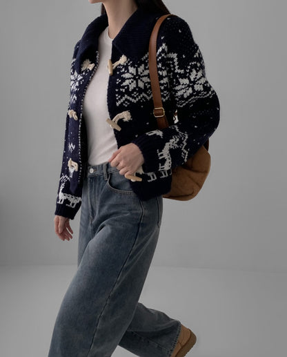 areun nordic cardigan