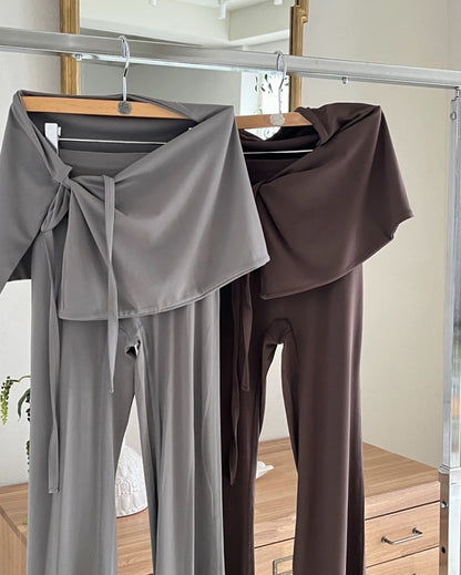 cover wrap leggings (2pcs)