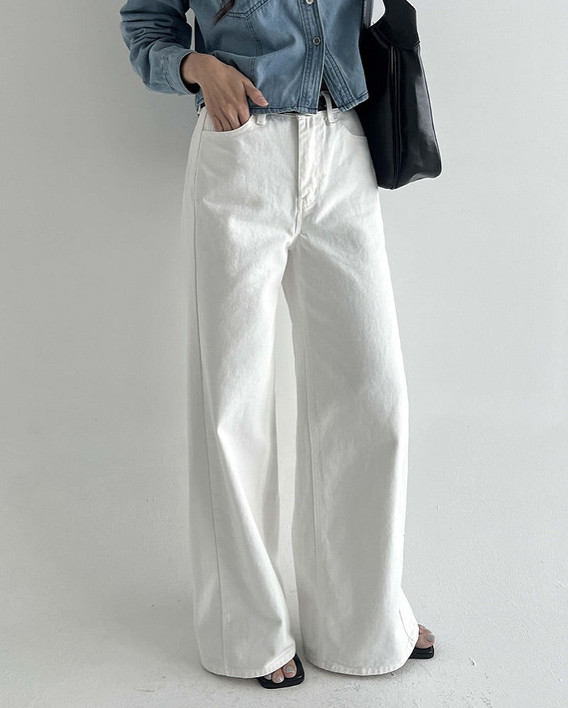 line cotton pants