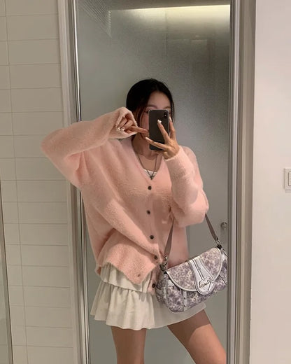 somo mohair cardigan