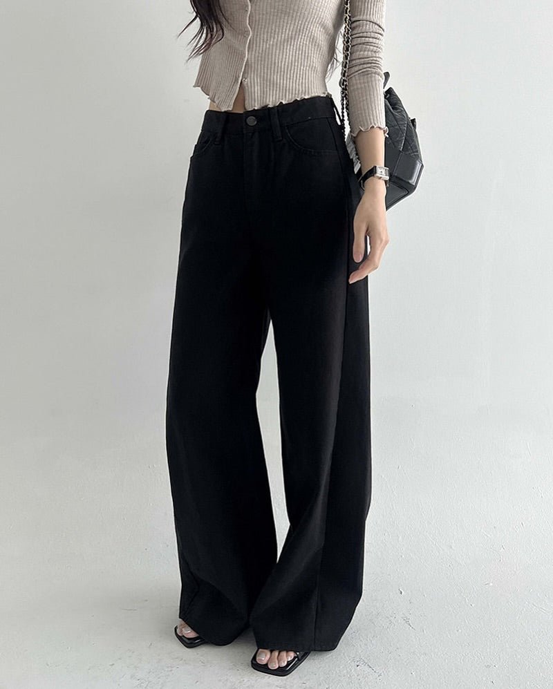 line cotton pants
