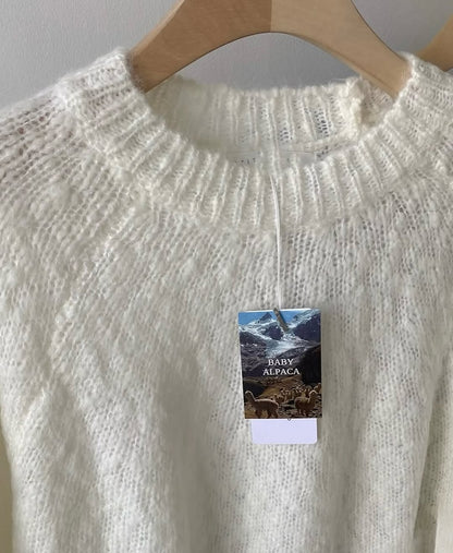 baby alpaca knit