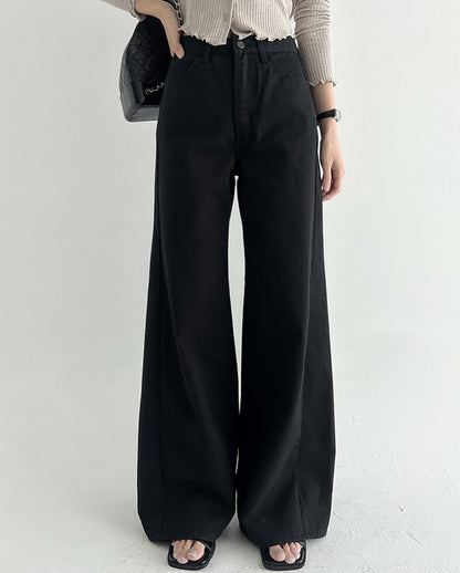 line cotton pants