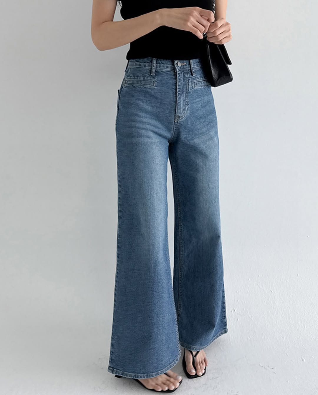 lip pocket banding pants (pre-order)