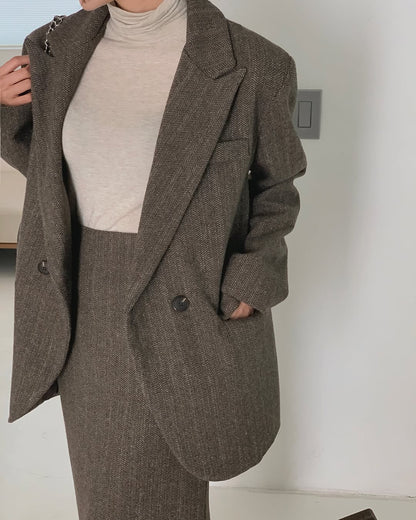 jaures herringbone jacket