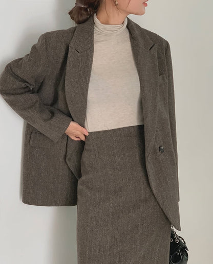 jaures herringbone jacket