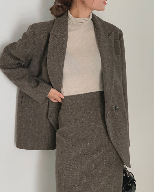 jaures herringbone jacket