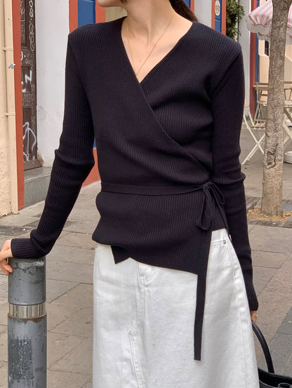 ella wrap knit