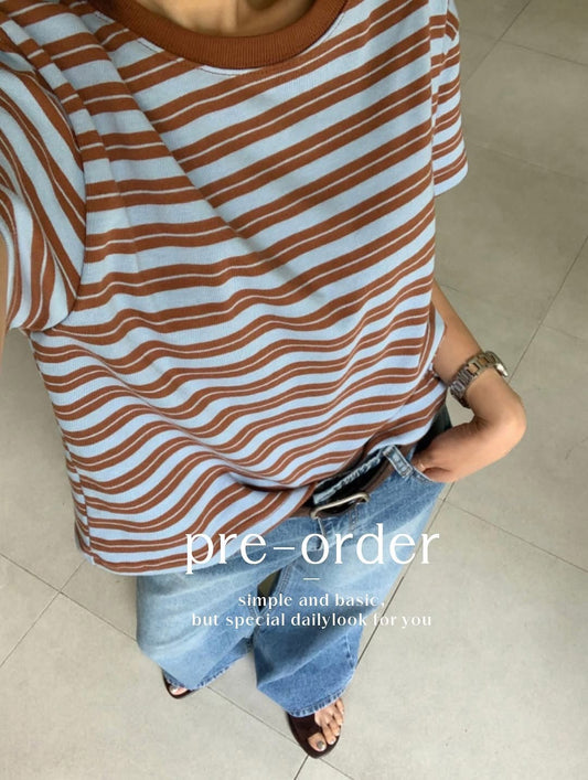 pani striped top ( pre-order )