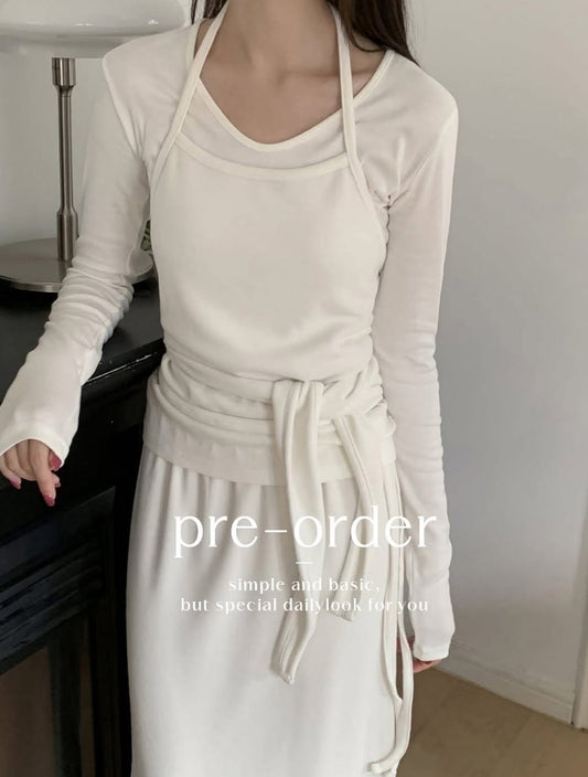 lina halter wrap knit (pre-order)