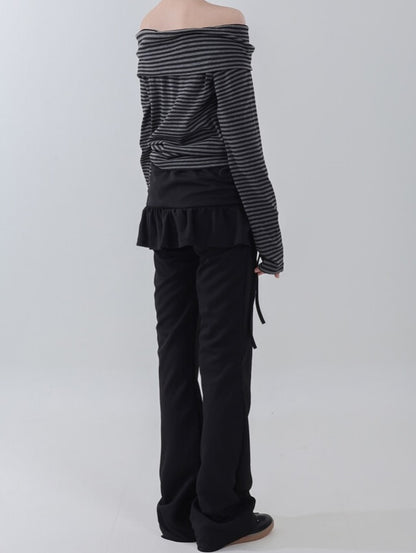 striped oraa top