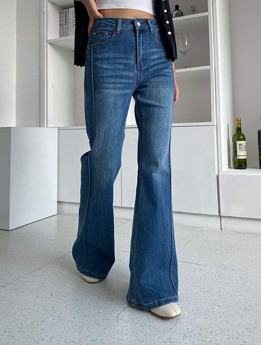 lafy boot-cut denim pants (pre-order)
