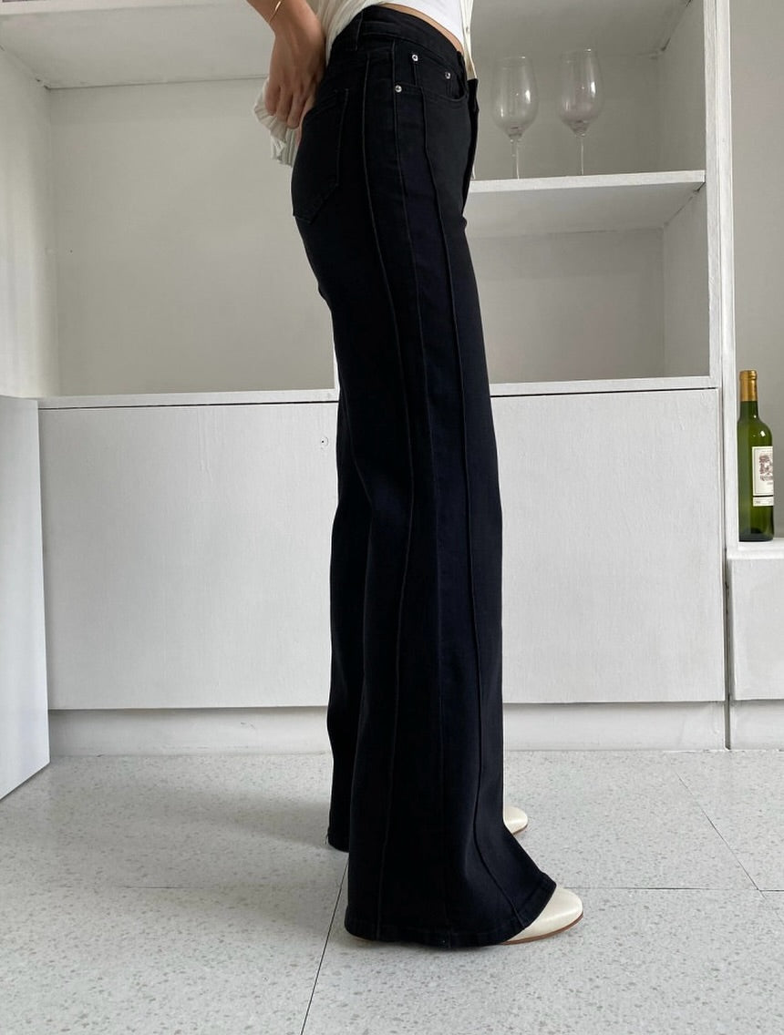 lafy boot-cut denim pants (pre-order)