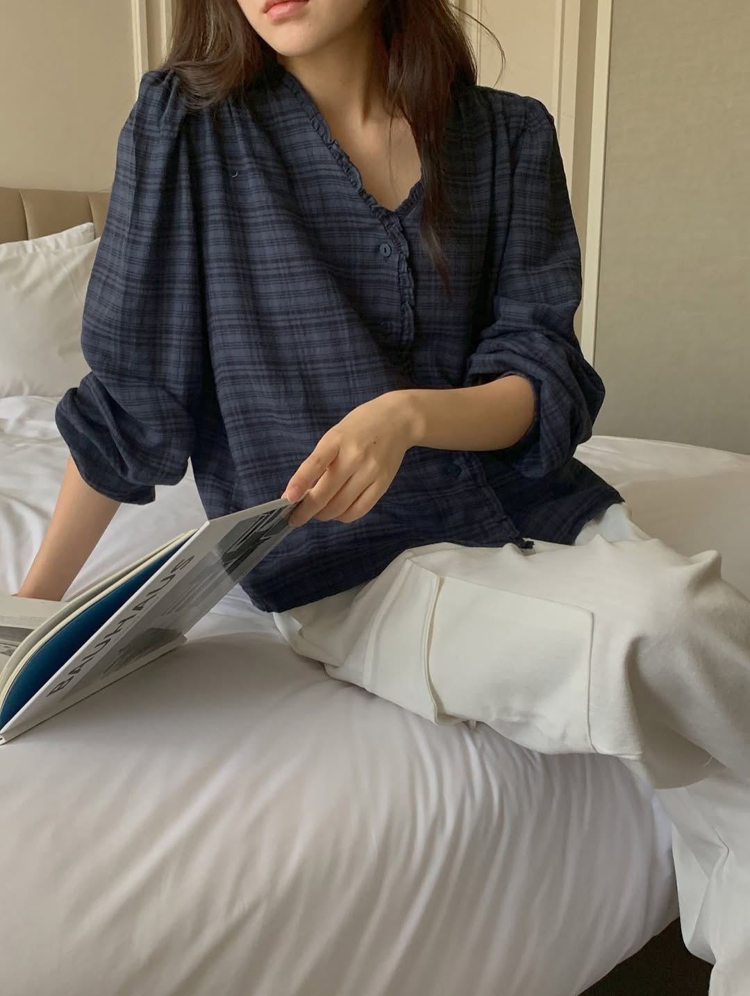 melrose frill blouse (pre-order)