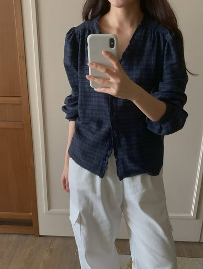 melrose frill blouse (pre-order)