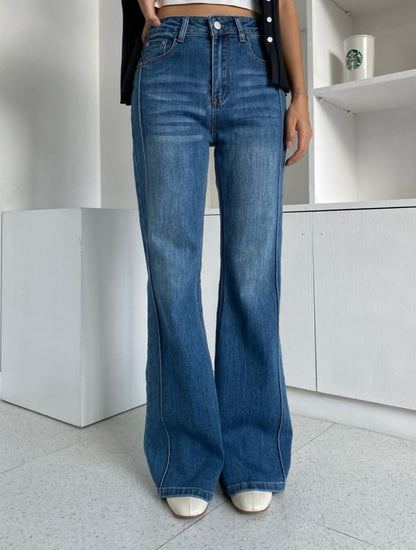 lafy boot-cut denim pants (pre-order)