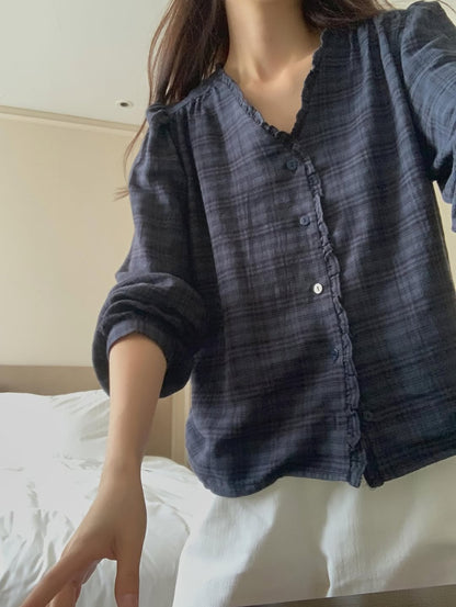 melrose frill blouse (pre-order)