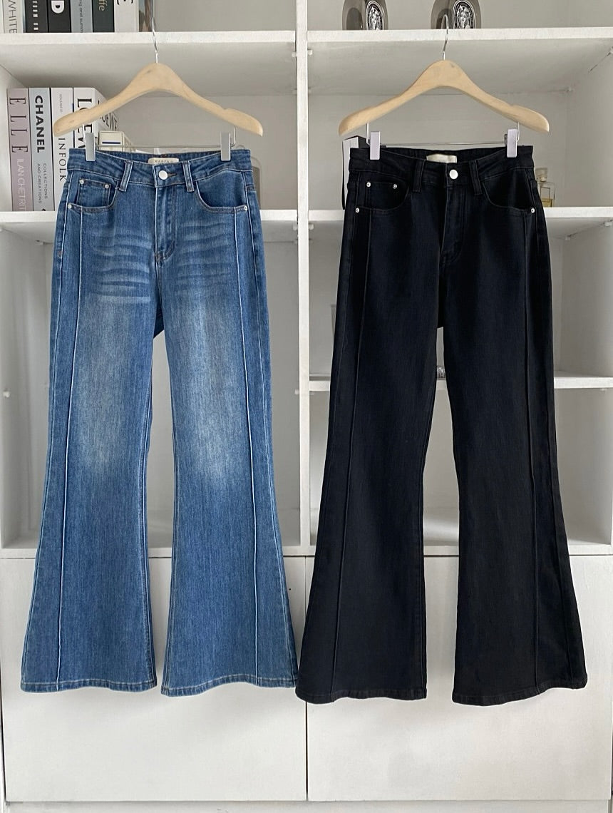 lafy boot-cut denim pants (pre-order)