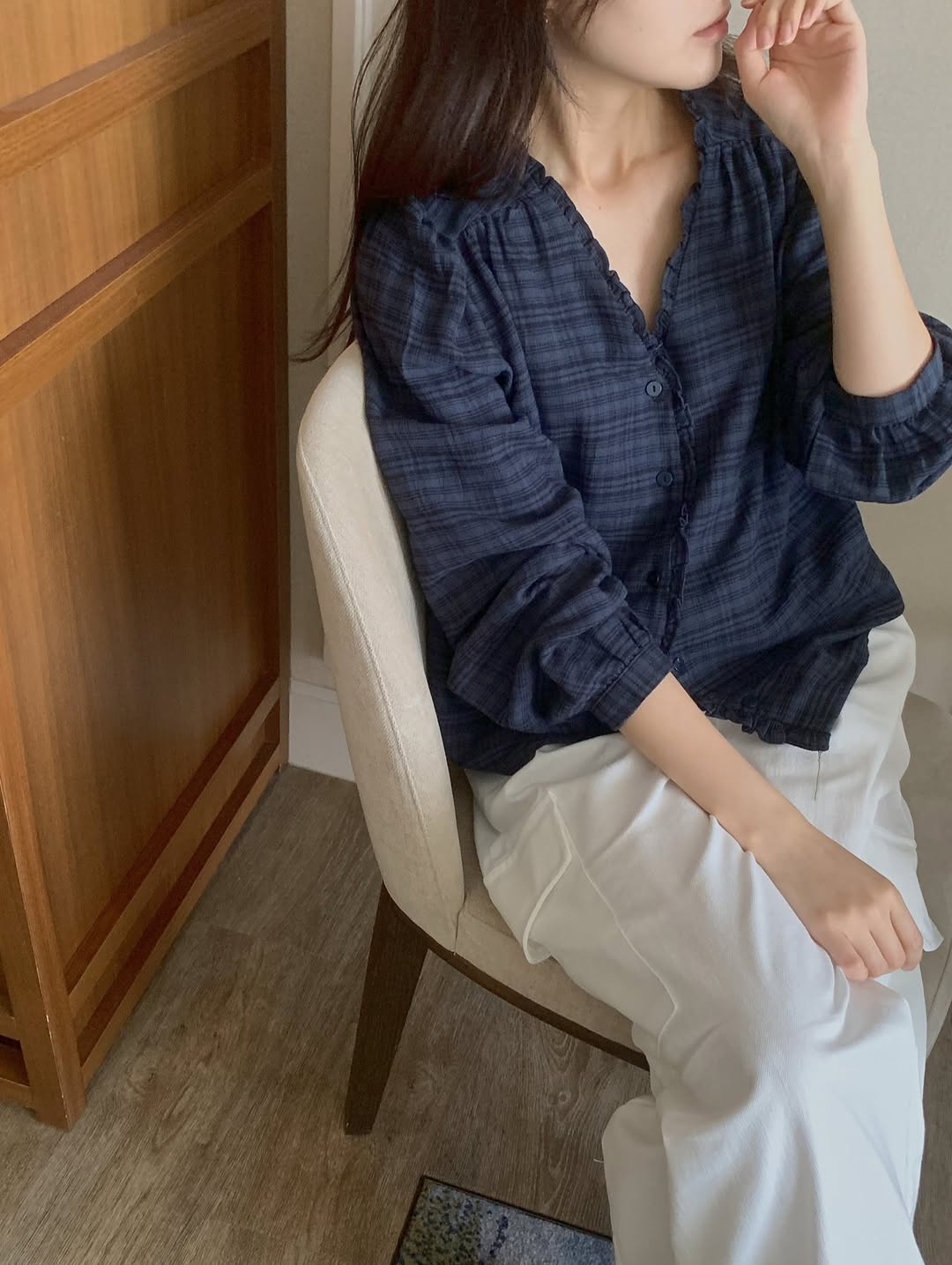 melrose frill blouse (pre-order)