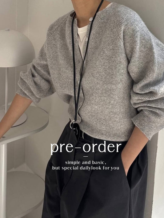 elka wool cardigan (pre-order)