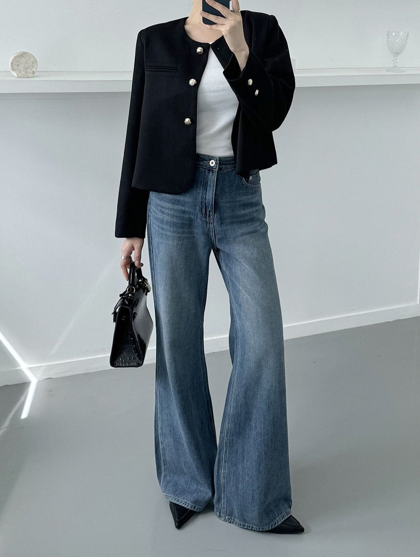 ona soft boot-cut pants (pre-order)