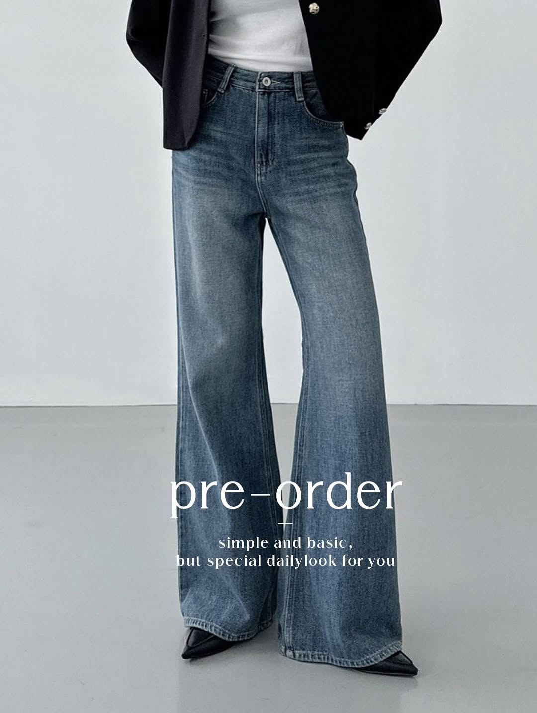 ona soft boot-cut pants (pre-order)