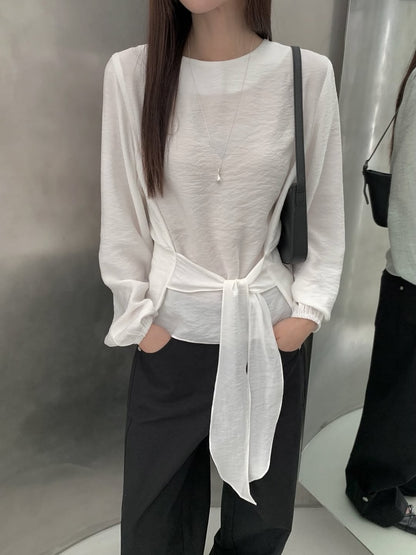 kaye tie blouse