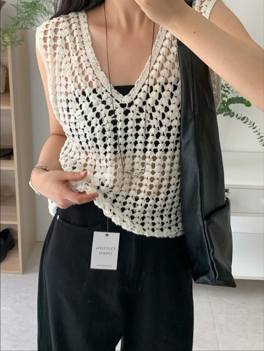 solene knit vest
