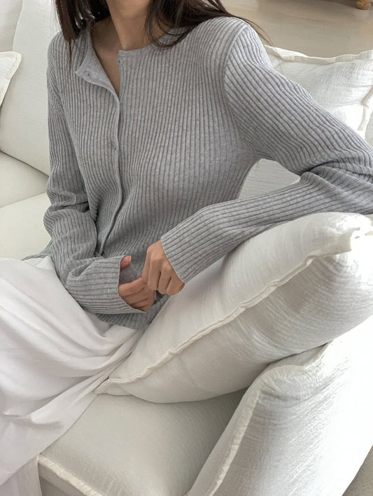 seta linen cardigan
