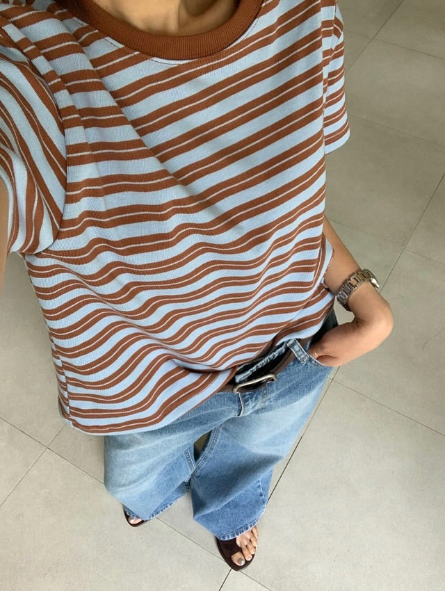 pani striped top (short & long)