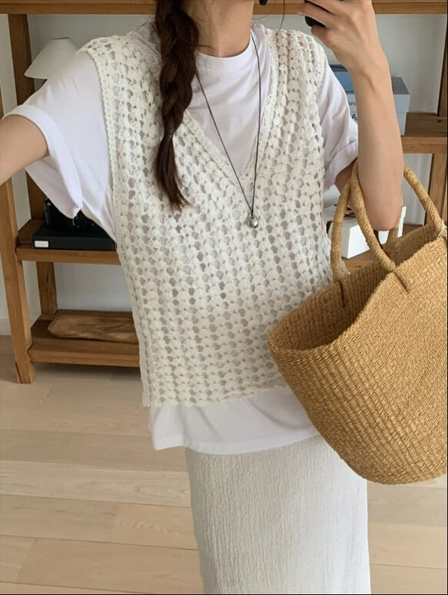 solene knit vest