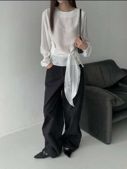 kaye tie blouse